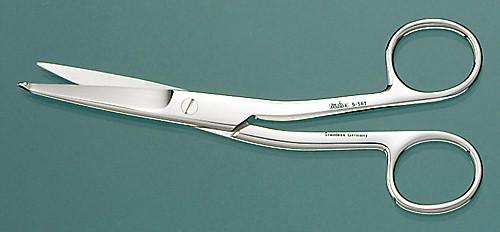 Scissors Bandage Knowles, 5-1/2' (14 cm), shank angled on side, serrated blade ** Special Order - Non Stocked Item ** by Integra York PA, Inc. (Miltex)  ID 5-561